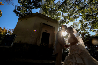 秋の縮景園＋海ロケ