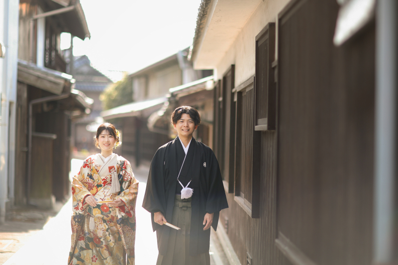 新郎様の故郷で撮影！
