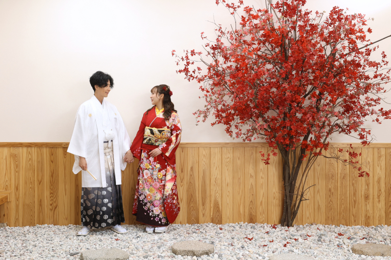 自前振袖で撮影