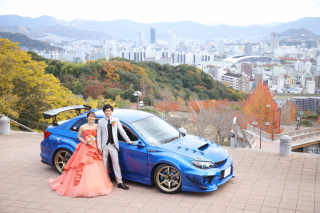 愛車と撮るフォトウェディング