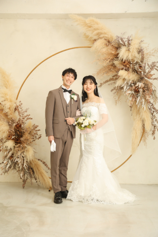 暑い日もスタジオで快適前撮り