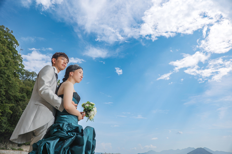 好天に恵まれて