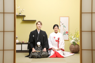 海外のお客様も楽しめる写真館