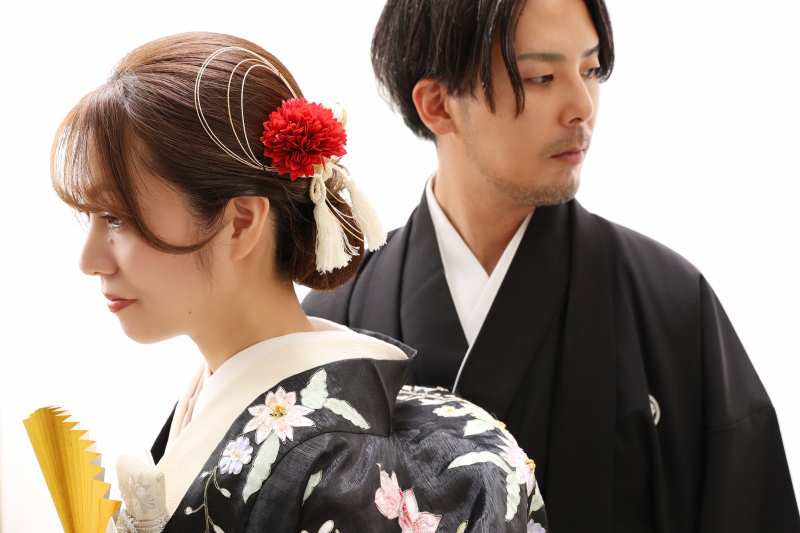 黒のオーガンジー