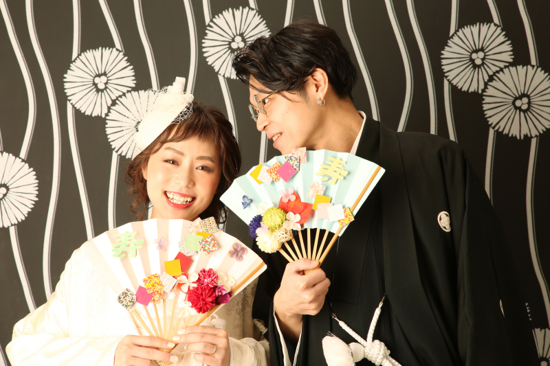 小物使いがおしゃれなおふたり