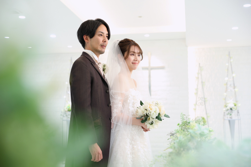 緑に囲まれたチャペル