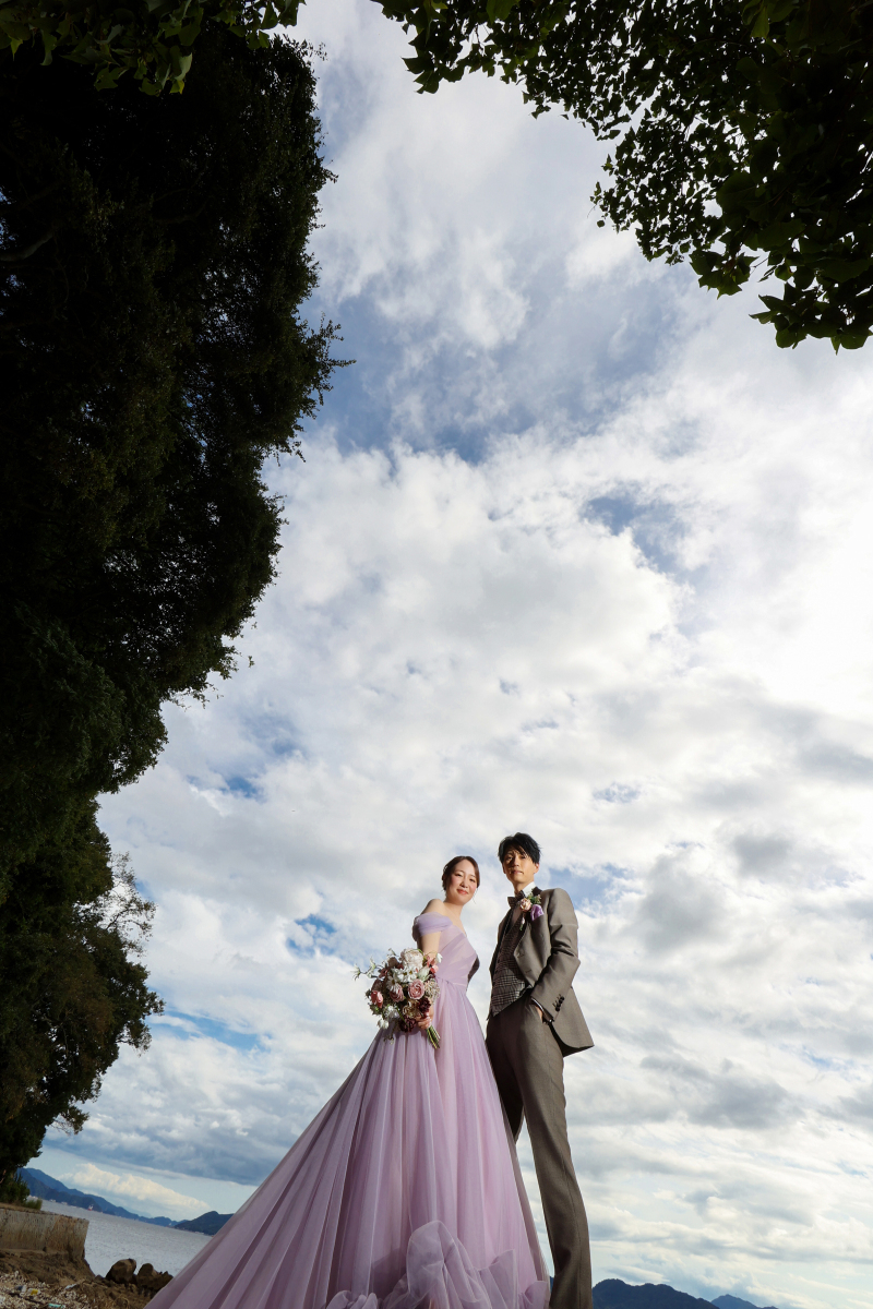 曇り空から一転。