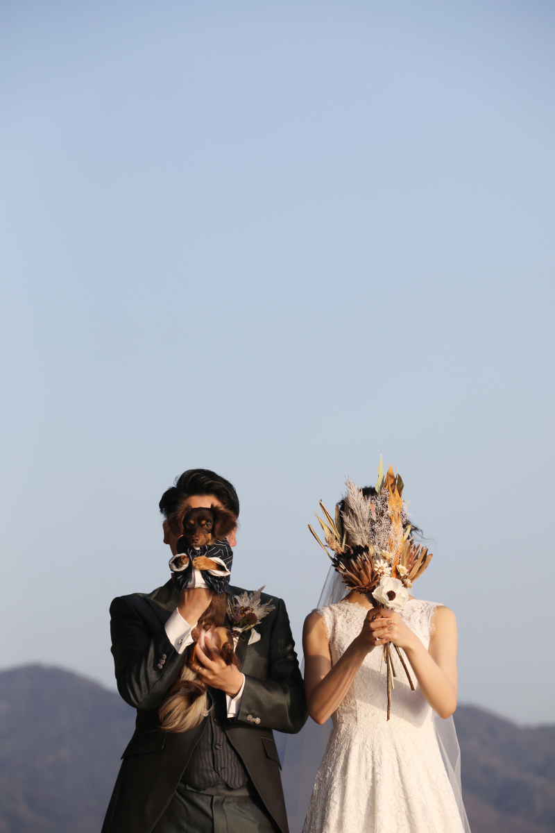 顔隠しショット