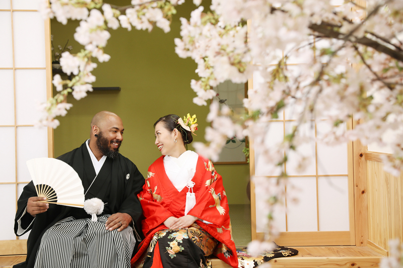 自然なおふたり