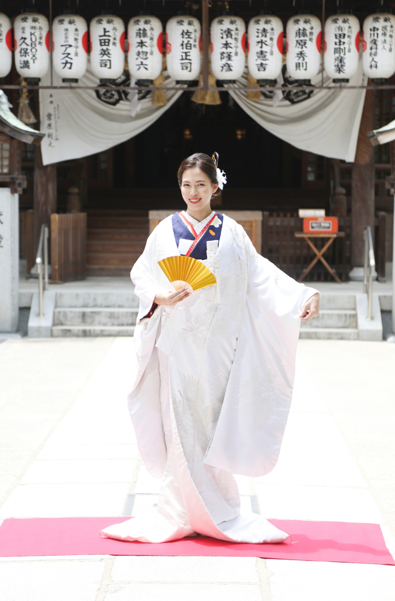 白無垢にチェンジ