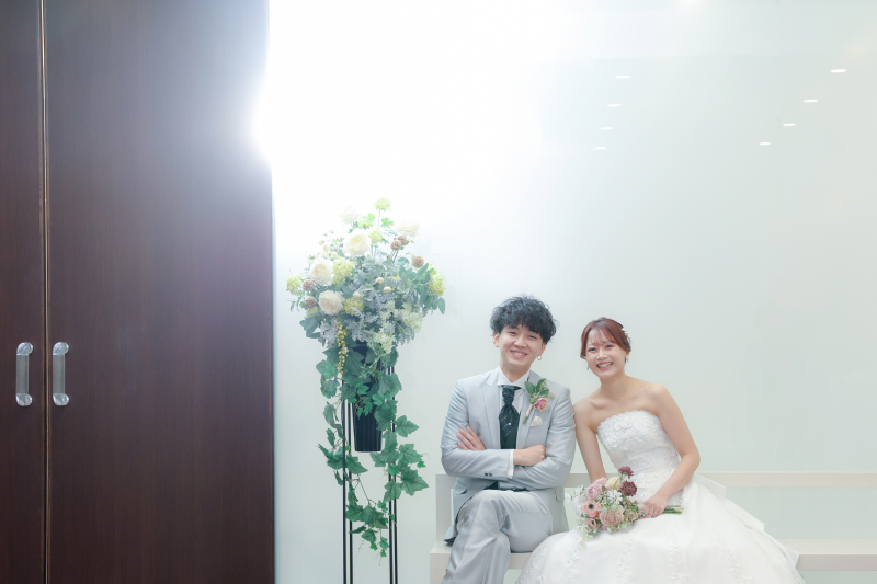 白ドレスは晴れやかに