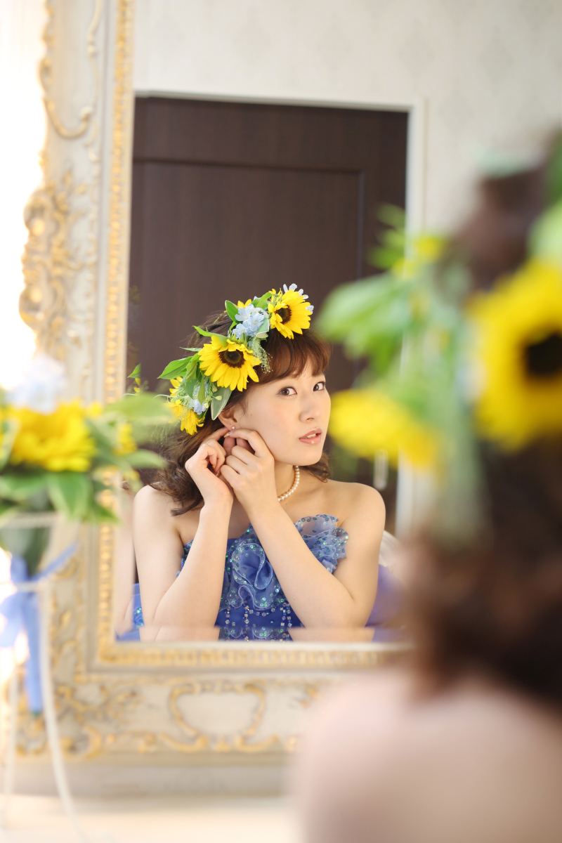 お支度中の何気ない1枚も