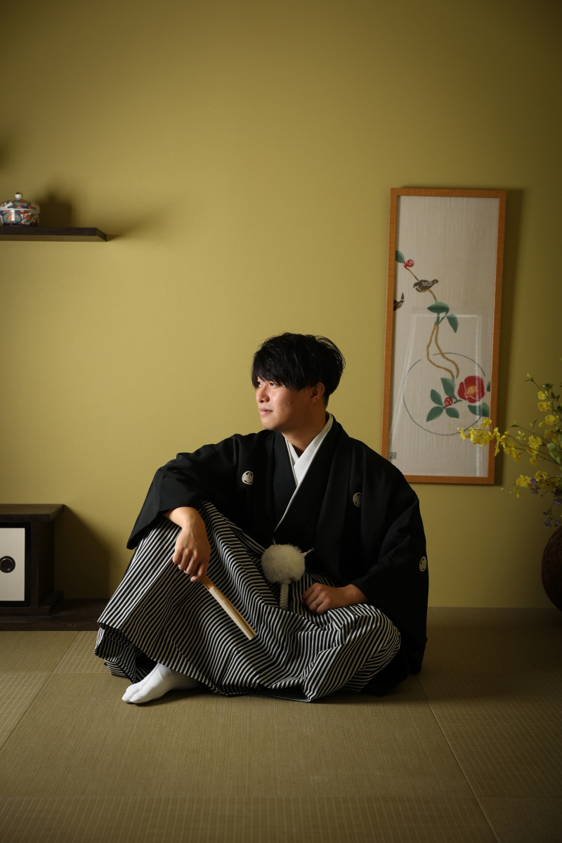 新郎様ソロカット。