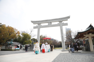 護国神社結婚式