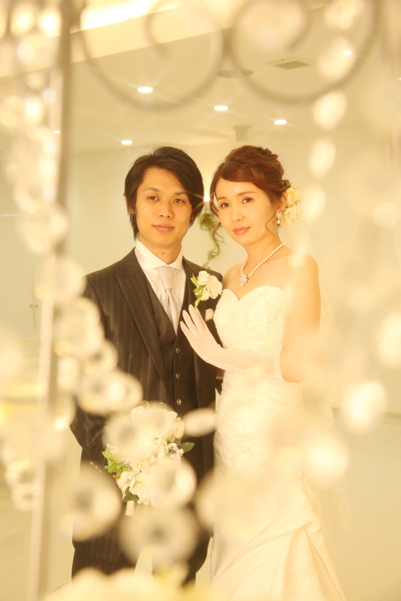 ウェディングドレスはチャペルで