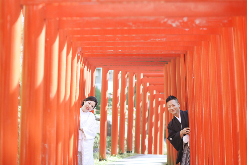 無数に並ぶ鳥居