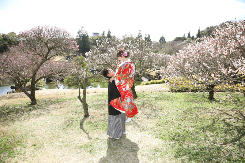 大進創寫舘ウェディング_庭園で撮影できる