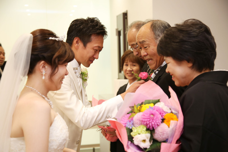 挙式後もゲストの皆様とゆっくりとお過ごしいただける