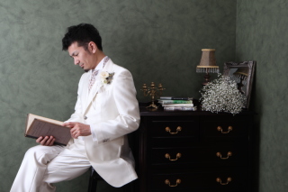 新郎ヘアセット