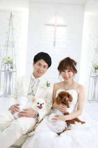 ペットとの撮影