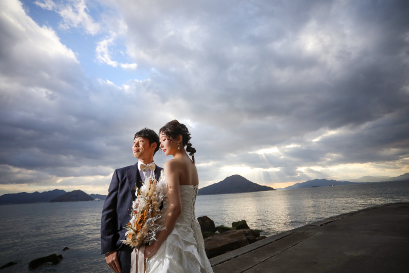 大進創寫舘ウェディング_海で撮影できる