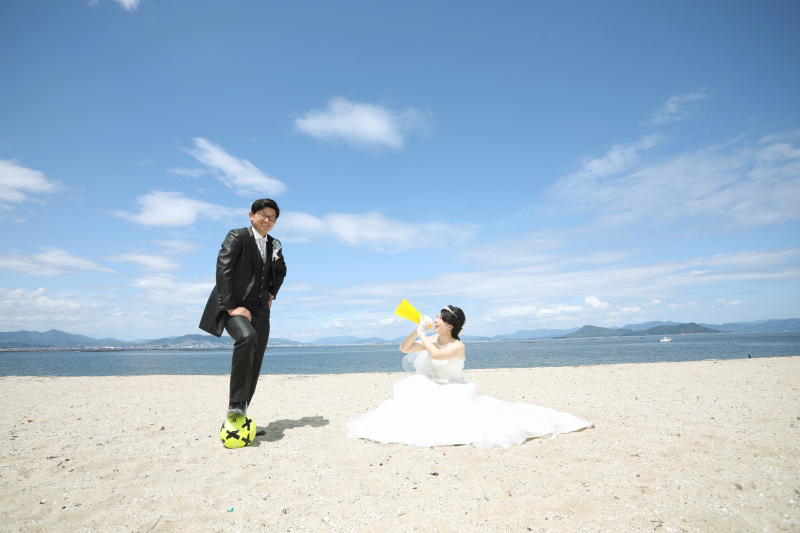 大進創寫舘ウェディング_海で撮影できる