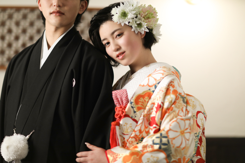 大進創寫舘ウェディング_色打掛・着物が豊富