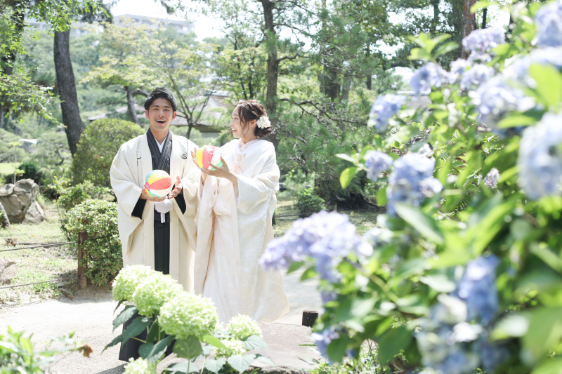 大進創寫舘ウェディング_庭園で撮影できる