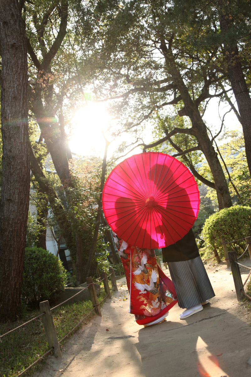 自然光を生かしたロケ撮影も得意です!今しか撮れない1枚を!