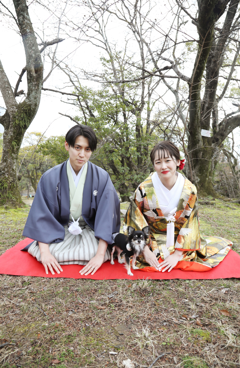 ペットと一緒に♡フォトウェディング