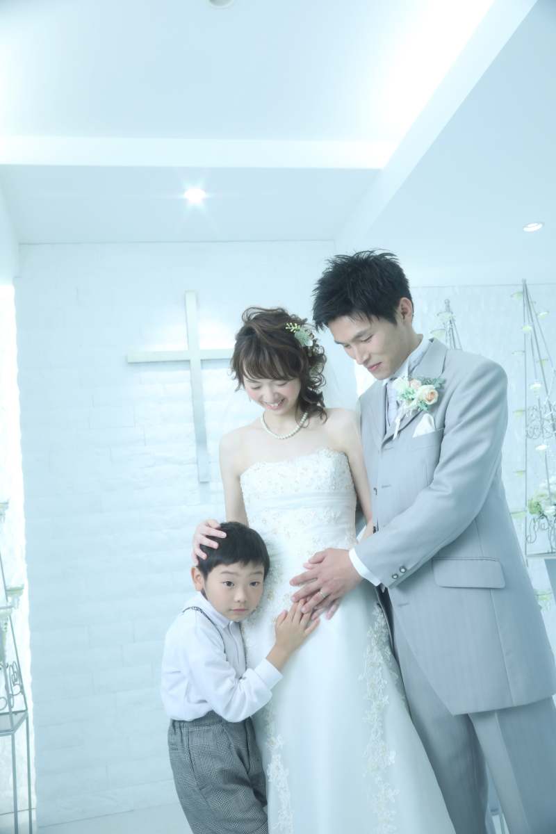 マタニティでも安心♡チャペルフォトプラン