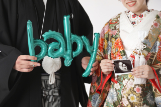 授かり婚で挙式はしないおふたりにもおススメ！チャペルでの撮影で挙式風の撮影も可能です！