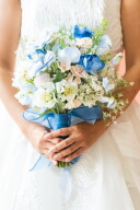 海風を感じるクラッチブーケ