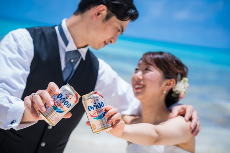 ORIONビールにて乾杯♪