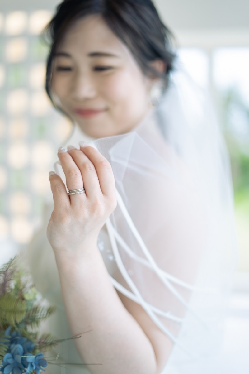 ご新婦様の一人ソロショットを撮りました!!