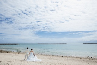石垣のビーチで♪♪