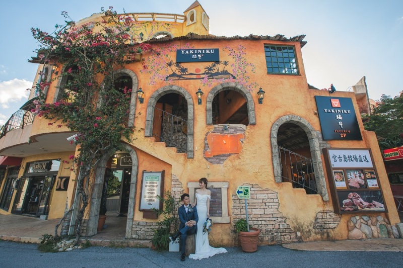 アメリカンヴィレッジ内での撮影スタート☆