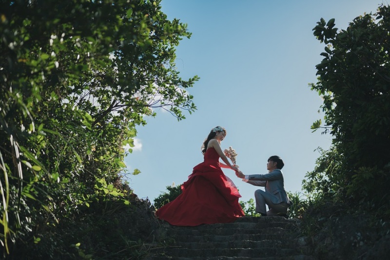 プロポーズシーンを撮りました！