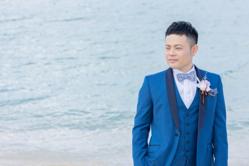 新郎様ソロショット