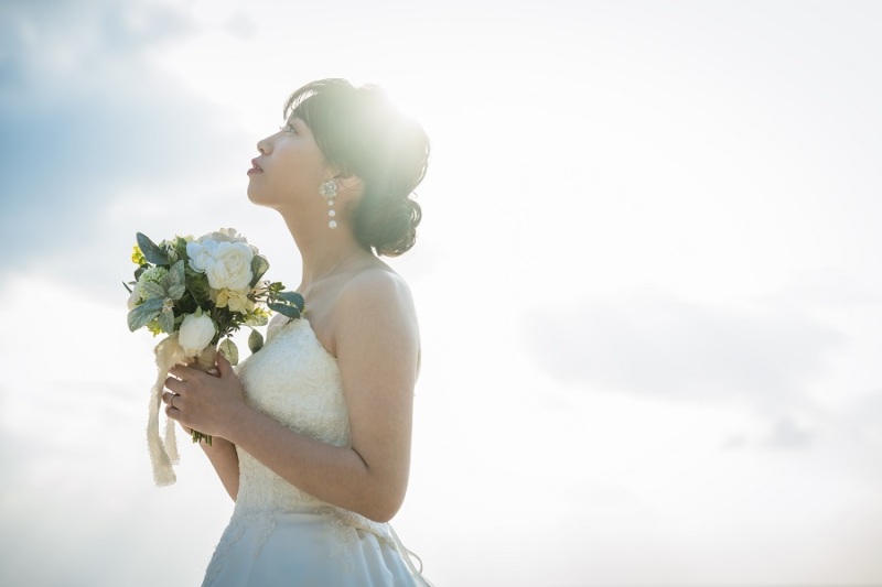 新婦様のソロショットを♡