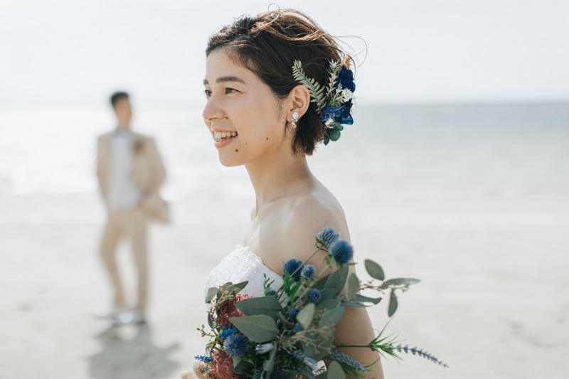 花嫁さんのお1人ショットを撮りました~