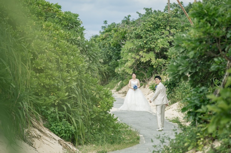 グリーンの中でパシャリ♡