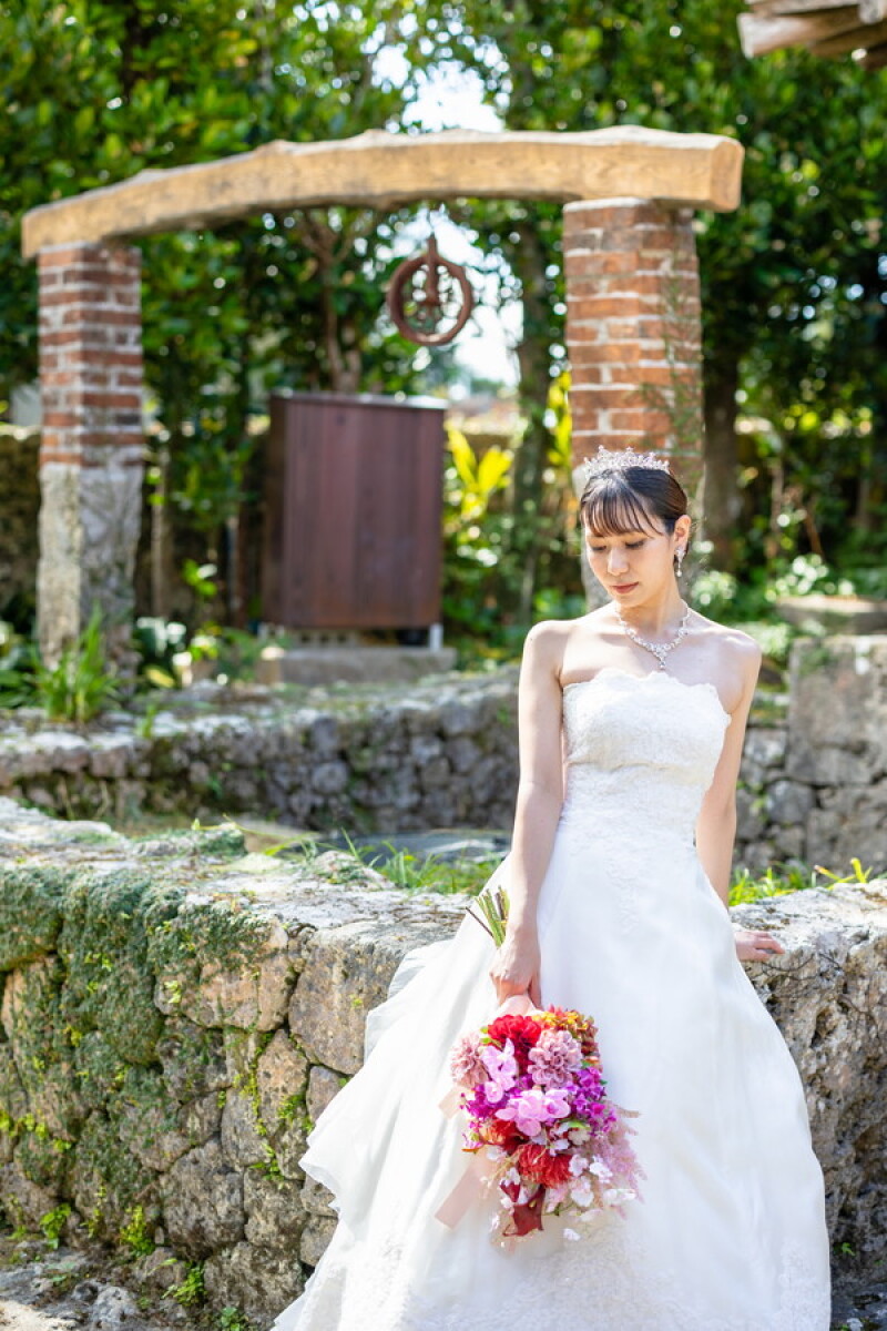 新婦様のソロショット