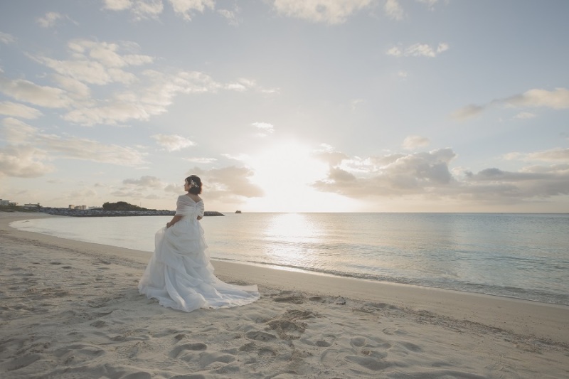 スタジオの後は、ビーチにて撮影スタートです☆