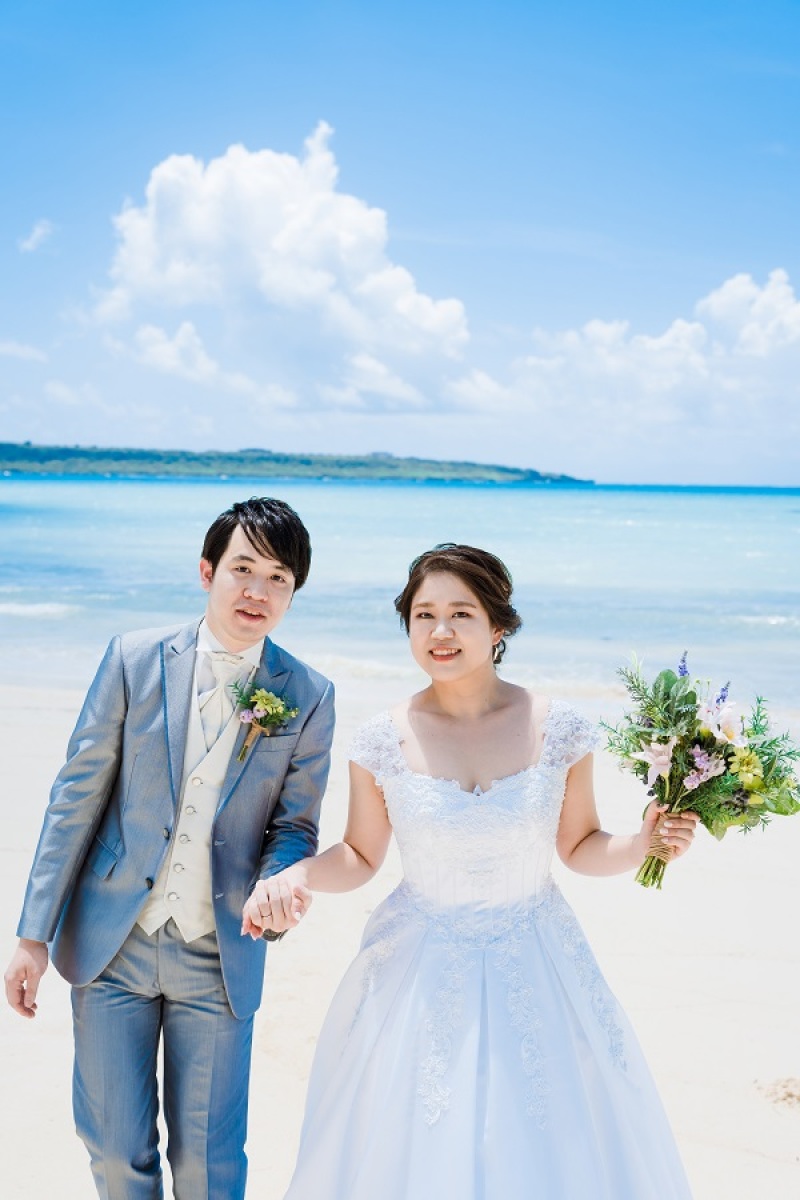 続いて、ビーチでのお写真をご紹介します~