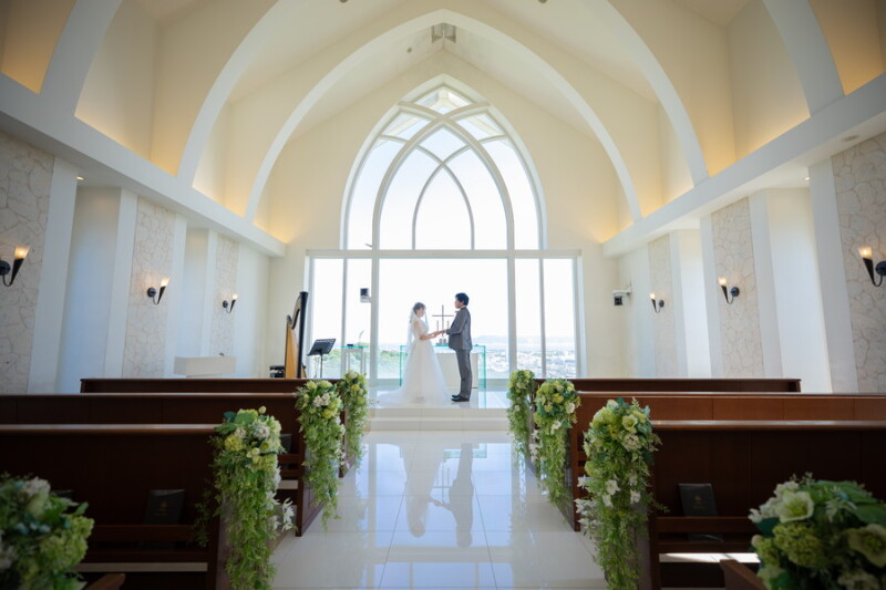 チャペル撮影スタート!