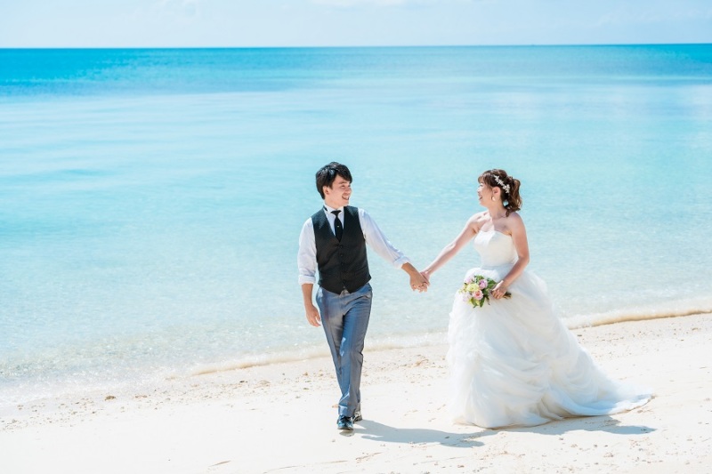 まずは、砂浜をお散歩しました~~♡♡