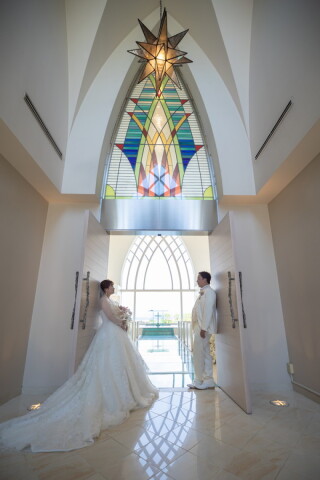 印象的なステンドグラス☆彡