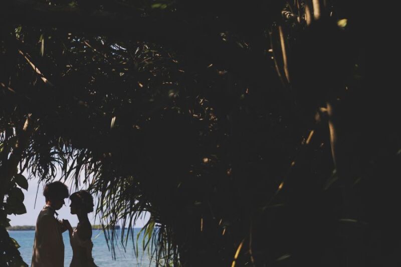 《チャペル＆ビーチPLAN》夏日和の10月撮影