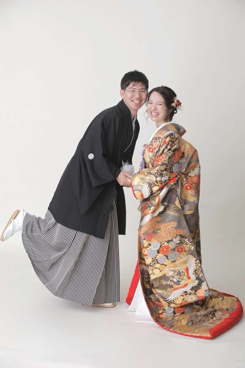 本日のお客様は和装撮影からスタートです☆